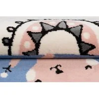 Detský koberec NOX zvieratká - modrý