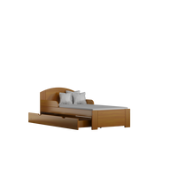 Detská posteľ z masívu BIST - 180x80 cm
