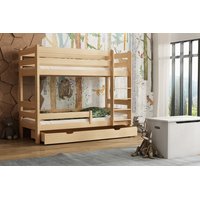 Detská poschodová posteľ z masívu GABI - 180x80 cm