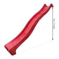 Detské drevené ihrisko IRIS - 3m šmykľavka a 2x hojdačka