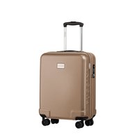 Moderné cestovné kufre PANAMA - champagne béžové - TSA zámok