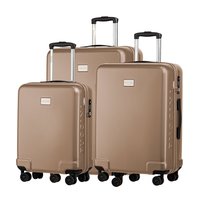 Moderné cestovné kufre PANAMA - champagne béžové - TSA zámok