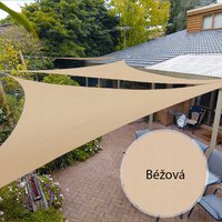 Ochranná trojuholníková tieniaca plachta proti slnku 5x5x5 m