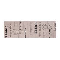 Sisalový PP behúň COFFEE - svetlo hnedý / čierny