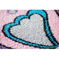 Detský koberec Motýlí - sivý