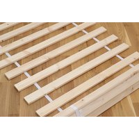 Detská poschodová posteľ z masívu borovice BOHDANA s prístelkou a šuplíky - 200x90 cm - BIELA