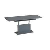 Konferenčný stolík OPTI - šedý matný - 126-168x70x58-75 cm - rozkladacia a zdvíhacie