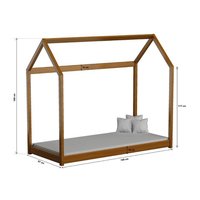 Detská Domčekové posteľ SAM - 180x90 cm - 10 farieb