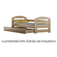 Detská posteľ z masívu KOMI - 180x80 cm