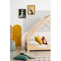 Detská Domčekové posteľ z masívu LOCA C - 180x70 cm