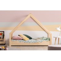 Detská Domčekové posteľ z masívu LOCA D - 200x80 cm