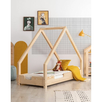 Detská Domčekové posteľ z masívu LOCA C - 180x100 cm