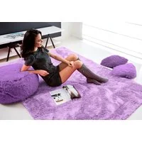 Plyšový koberec SVETLE FIALOVÝ