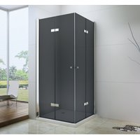 Sprchovací kút maxmax LIMA DUO 90x100 cm - GRAFIT