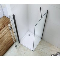 Sprchovací kút maxmax LIMA 90x80 cm - BLACK