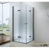 Sprchovací kút maxmax LIMA DUO 100x100 cm - BLACK
