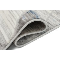 Kusový koberec ASTHANE triangel - sivý / modrý