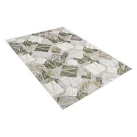 Kusový koberec ASTHANE square - sivý / zelený