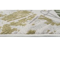 Kusový koberec ASTHANE square - sivý / zelený