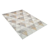 Kusový koberec ASTHANE triangel - šedý/žltý