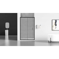 Sprchové dvere maxmax MEXEN APIA 90 cm - BLACK, 845-090-000-70-00