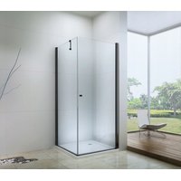 Sprchovací kút MEXEN PRETORIA 90x90 cm - BLACK - 852-090-090-70-00