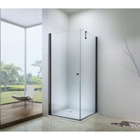 Sprchovací kút MEXEN PRETORIA 90x90 cm - BLACK - 852-090-090-70-00