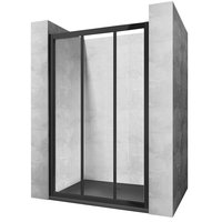 Sprchové dvere MAXMAX Rea ALEX 100 cm - čierne