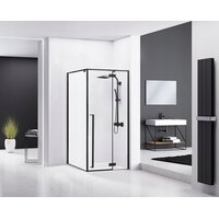 Sprchovací kút MAXMAX Rea FARGO 120x90 cm - čierny
