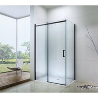 Sprchovací kút maxmax OMEGA 120x100 cm - BLACK