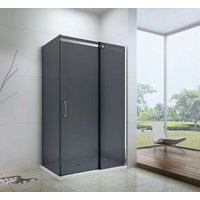 Sprchovací kút maxmax OMEGA 130x80 cm - GRAFIT