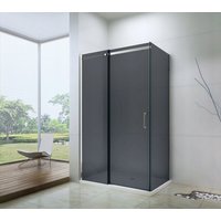 Sprchovací kút maxmax OMEGA 150x80 cm - GRAFIT