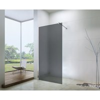 Kúpeľňová pevná zástena WALK-IN 110 cm - GRAFIT