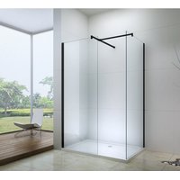 Sprchovací kút maxmax WALK-IN 70x80 cm - BLACK