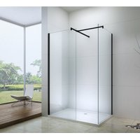 Sprchovací kút maxmax WALK-IN 70x120 cm - BLACK