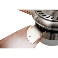 Stropné svietidlo s ventilátorom MODERN - 105 cm - strieborné