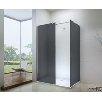 Sprchovací kút maxmax WALK-IN 80x90 cm - GRAFIT