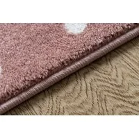 SKLADOM: Detský kusový koberec PETM Král králik - ružový - 200x290 cm