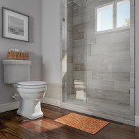 Kúpeľňová mozaiková bambusová predložka 40x60 cm