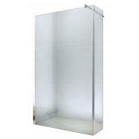 Kúpeľňová pevná zástena maxmax WALK-IN PLUS 110 + 30 cm - chrómová