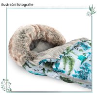 Rastúce fusak do kočíka GROW UP - SNOW - s kožušinou