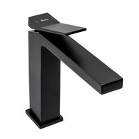 Umývadlová batéria MAXMAX Rea DUET - nízka - čierna