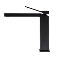 Umývadlová batéria MAXMAX Rea DUET - nízka - čierna