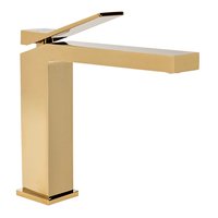 Umývadlová batéria MAXMAX Rea DUET - nízka - zlatá