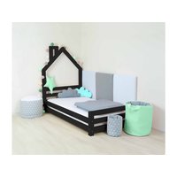 Detská dizajnová posteľ z masívu 180x90 cm DOMČEK 2