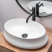 Keramické umývadlo MAXMAX Rea ANGELA - biele