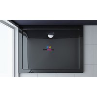 Sprchová vanička ULTRA SLIM black 80 x 100 x 5 cm