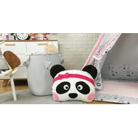 Detský stan TEEPEE (TÍPÍ) LUXURY s doplnkami - LAMA A KAMARÁTI - šedo / ružový