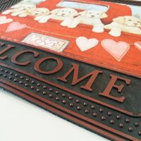 Rohožka "Welcome" - šteňatá - 40x70 cm