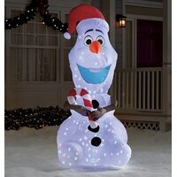 Vianočný nafukovacie snehuliakom 190 cm so zabudovaným LED projektorom